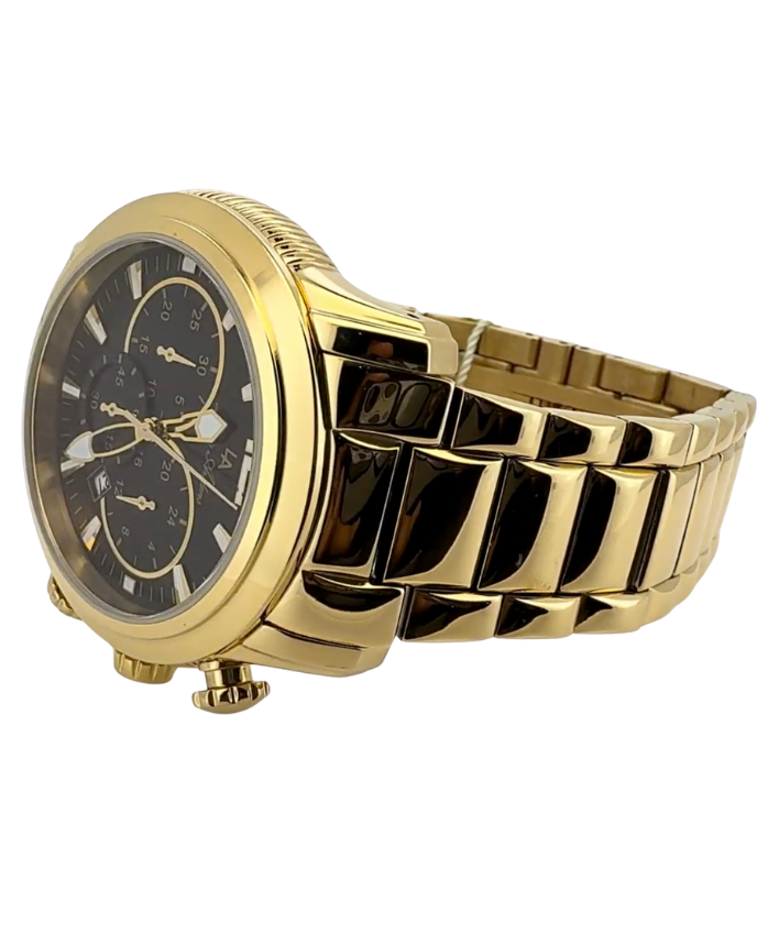 Men's Gold-Tone Chronograph Watch