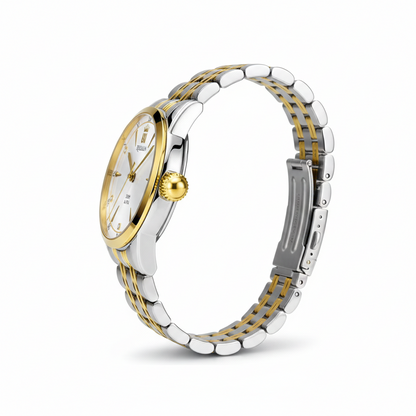 The Regalia Aura | Two-Tone Gold & Silver Luxury Dress Watch