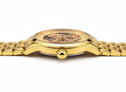 Regalia Gold Skeleton Watch