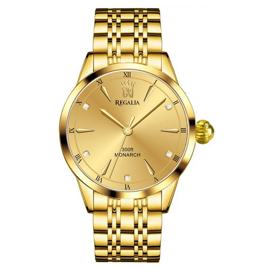 The Regalia Monarch | Gold Chronograph