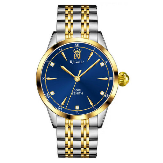 The Regalia Zenith | Steel & Blue Chronograph